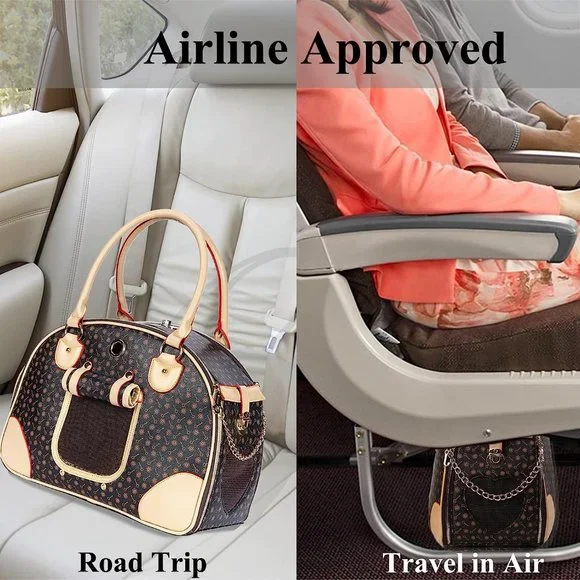 Luxury Pet Carrier, Puppy Small Dog Carrier, Cat Carrier Bag